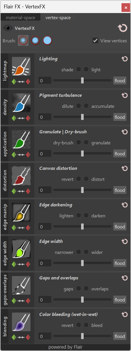 VertexFX tool window