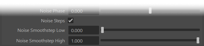 Feature noise offsets steps