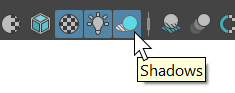 Toggling shadows on the viewport